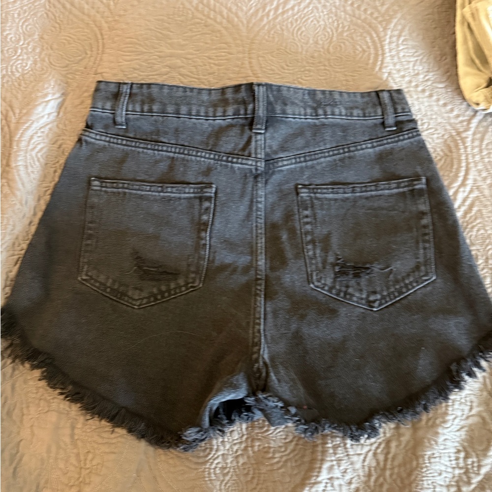 Wild Fable Charcoal Jean Shorts